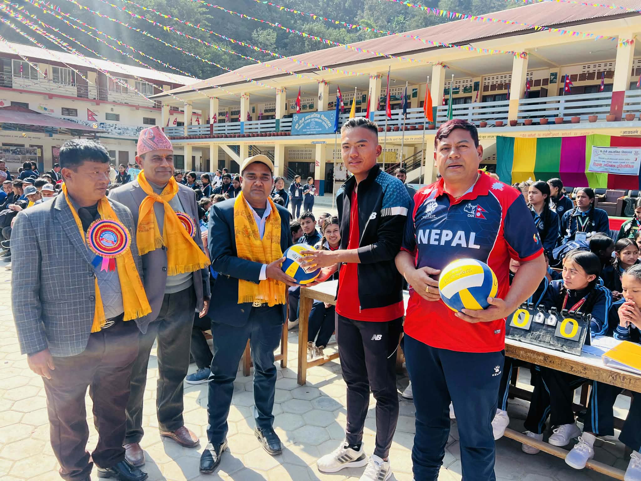 अन्तरस्थानीय तह स्तरीय शिक्षक भलिबल प्रतियोगिता