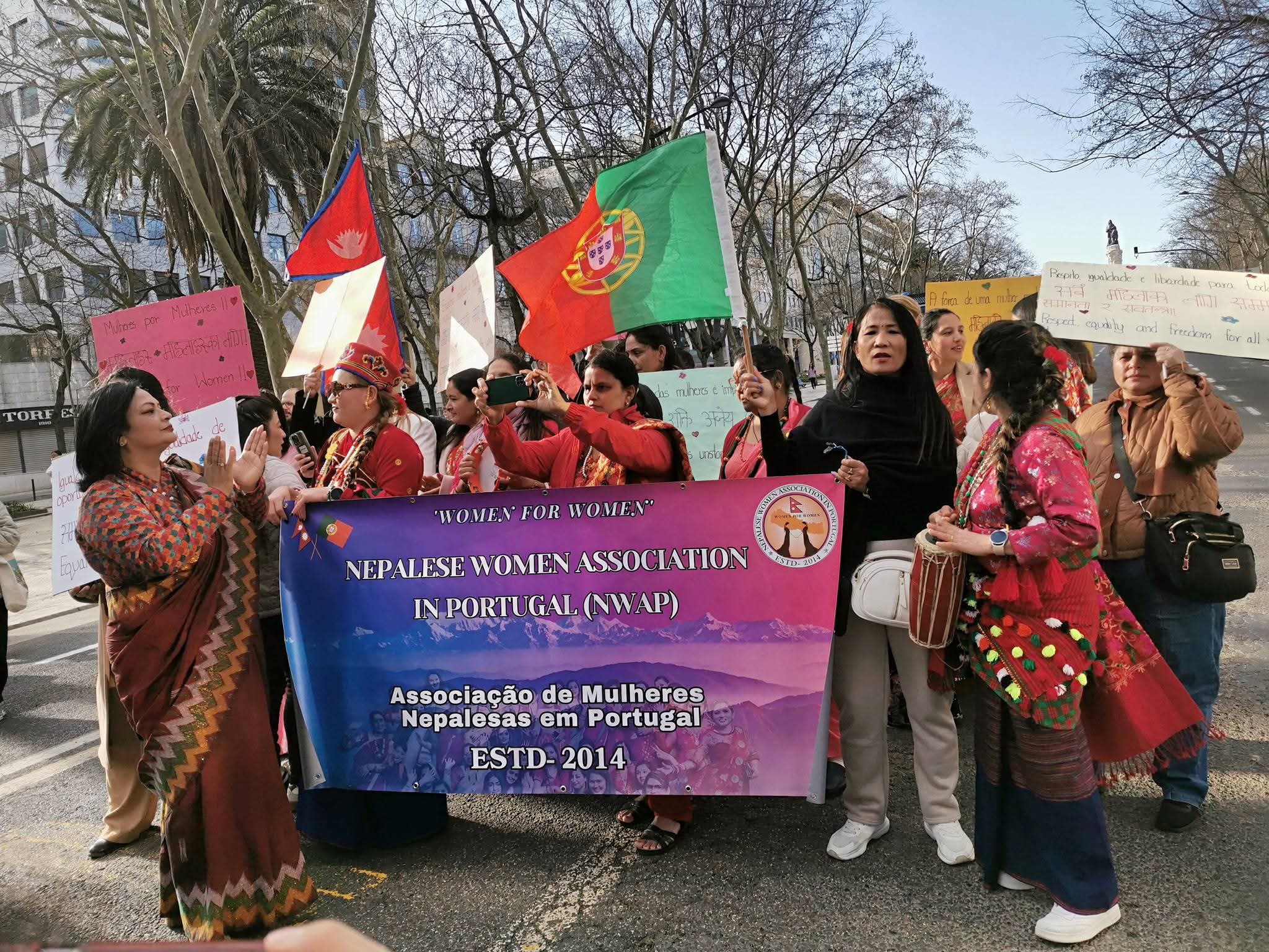 पोर्चुगलमा नेपाली महिलाहरुले मनाए ११६औँ अन्तर्राष्ट्रिय महिला श्रमिक दिवस